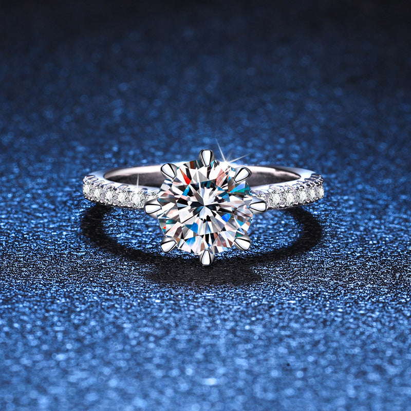 [Saipan]BOLD TIGER CLAW MOISSANITE ENGAGEMENT RING
