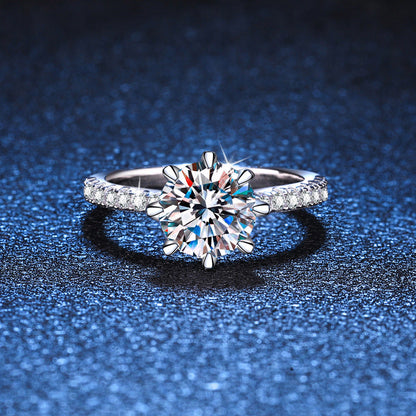 [Saipan]BOLD TIGER CLAW MOISSANITE ENGAGEMENT RING