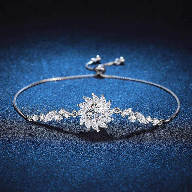 [Saipan]RADIANT SUNFLOWER MOISSANITE BRACELET
