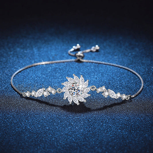 [Saipan]RADIANT SUNFLOWER MOISSANITE BRACELET