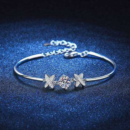 [Saipan]ELEGANT BOW-KNOT MOISSANITE BRACELET
