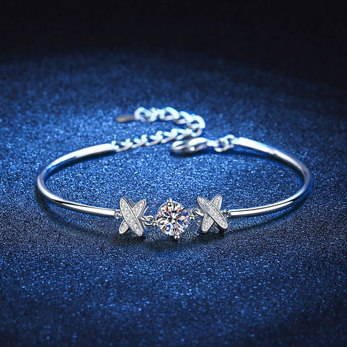 [Saipan]ELEGANT BOW-KNOT MOISSANITE BRACELET