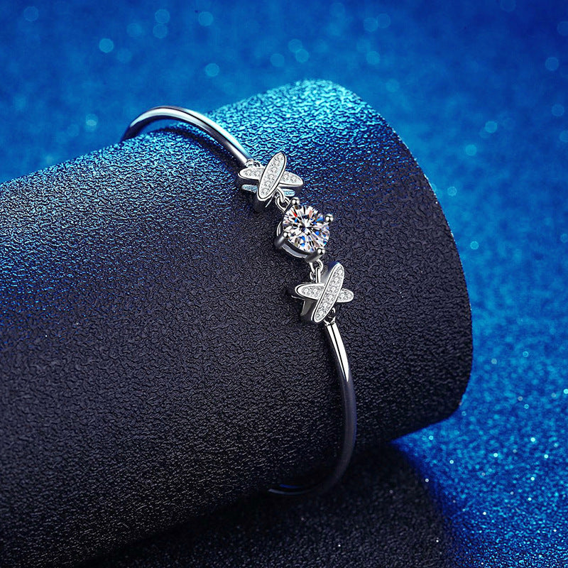 [Saipan]ELEGANT BOW-KNOT MOISSANITE BRACELET