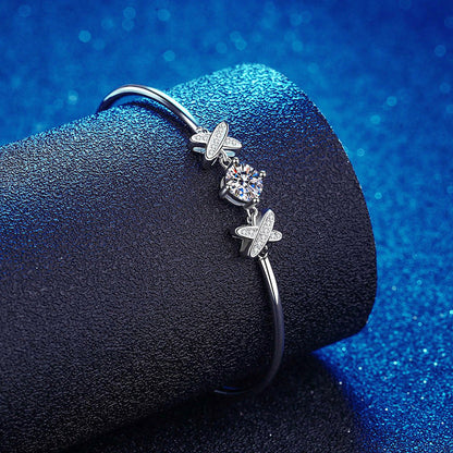 [Saipan]ELEGANT BOW-KNOT MOISSANITE BRACELET