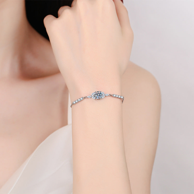 [Saipan]BLOOMING STAR-FLOWER MOISSANITE BRACELET