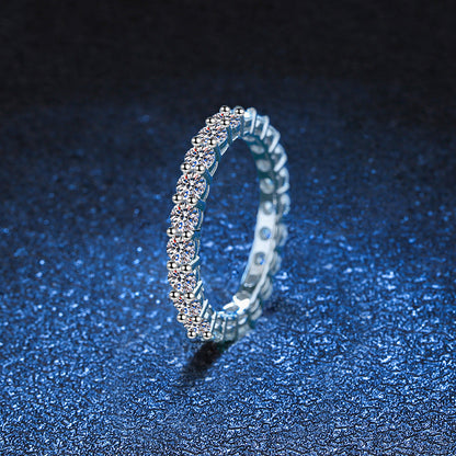 [Saipan]LUXURIOUS 2.2 CARAT FULL ETERNITY MOISSANITE RING