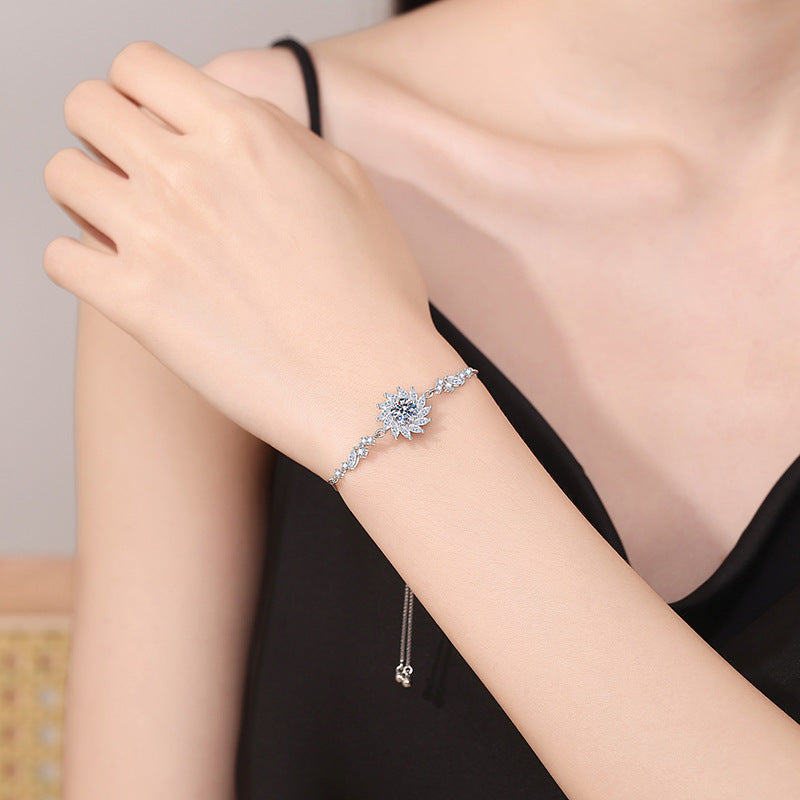 [Saipan]RADIANT SUNFLOWER MOISSANITE BRACELET