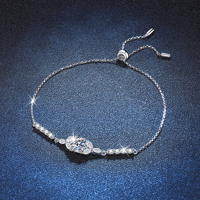 [Saipan]BLOOMING STAR-FLOWER MOISSANITE BRACELET