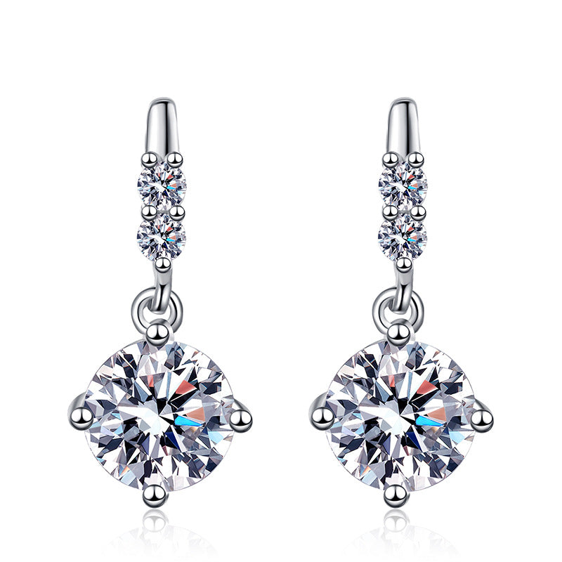 [Saipan]DYNAMIC TASSEL MOISSANITE DROP EARRINGS