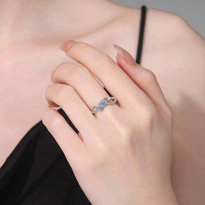 [Saipan]INTERTWINING LOVE MOISSANITE RING
