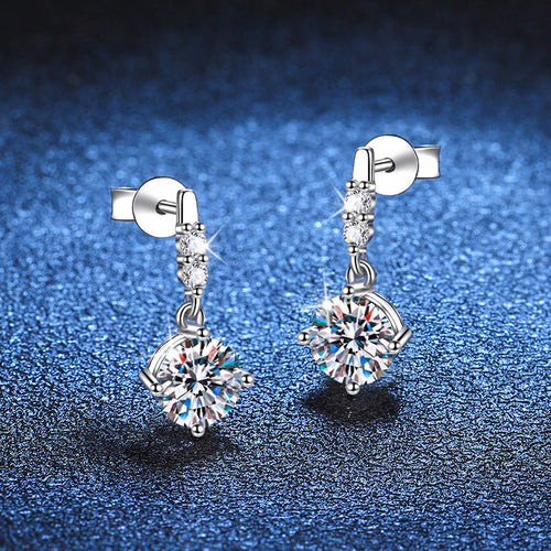 [Saipan]DYNAMIC TASSEL MOISSANITE DROP EARRINGS