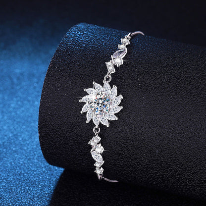 [Saipan]RADIANT SUNFLOWER MOISSANITE BRACELET