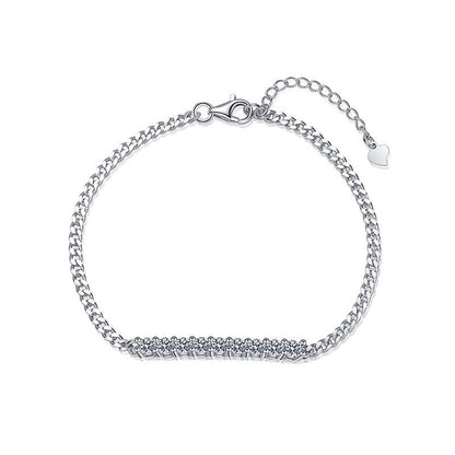 [Saipan]SMILING CURVE MOISSANITE BRACELET