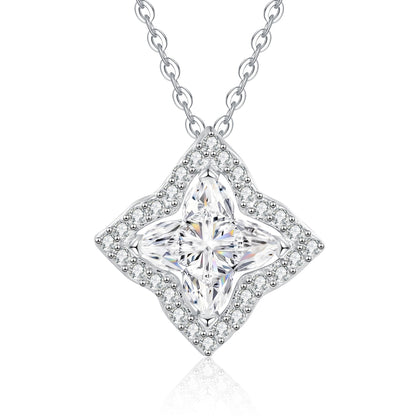 [Saipan]STAR-CLOVER MOISSANITE NECKLACE
