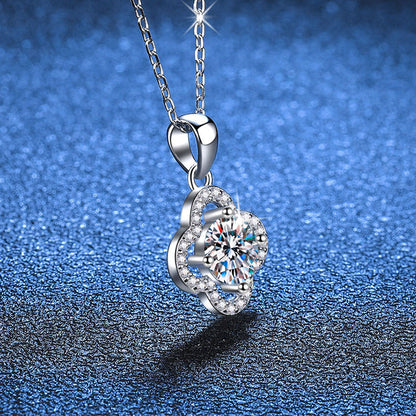 [Saipan]CLASSIC CLOVER MOISSANITE PENDANT NECKLACE