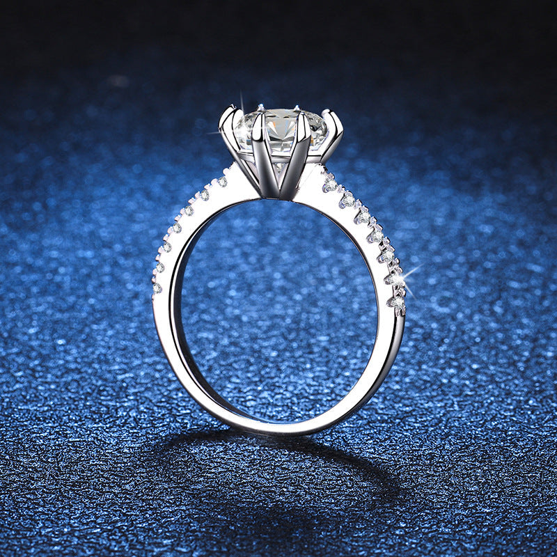 [Saipan]BOLD TIGER CLAW MOISSANITE ENGAGEMENT RING
