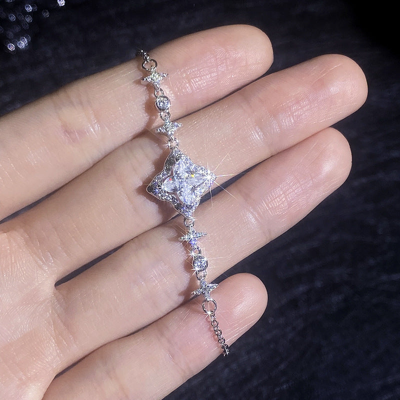 [Saipan]MARQUISE-CLOVER MOISSANITE BRACELET