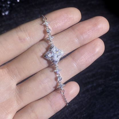 [Saipan]MARQUISE-CLOVER MOISSANITE BRACELET