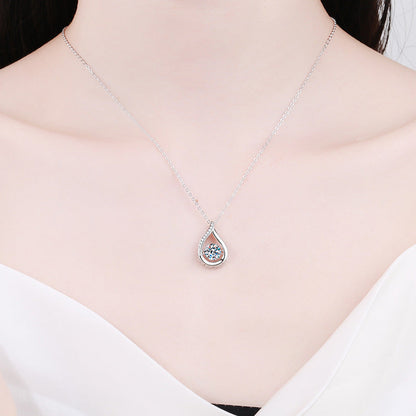 [Saipan]DANCING WATER DROP MOISSANITE NECKLACE