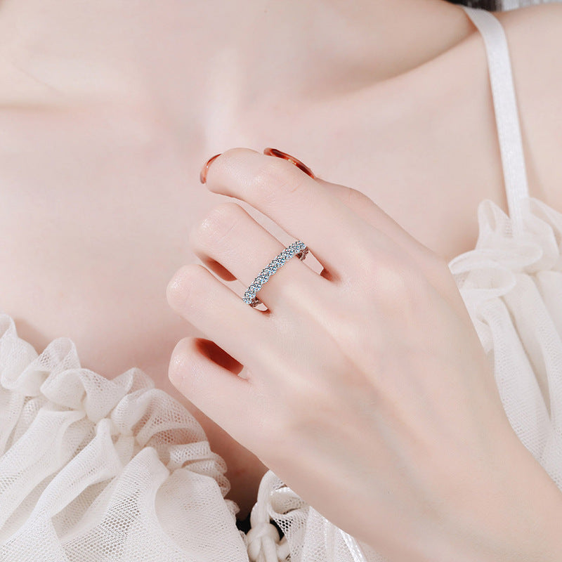 [Saipan]LUXURIOUS 2.2 CARAT FULL ETERNITY MOISSANITE RING