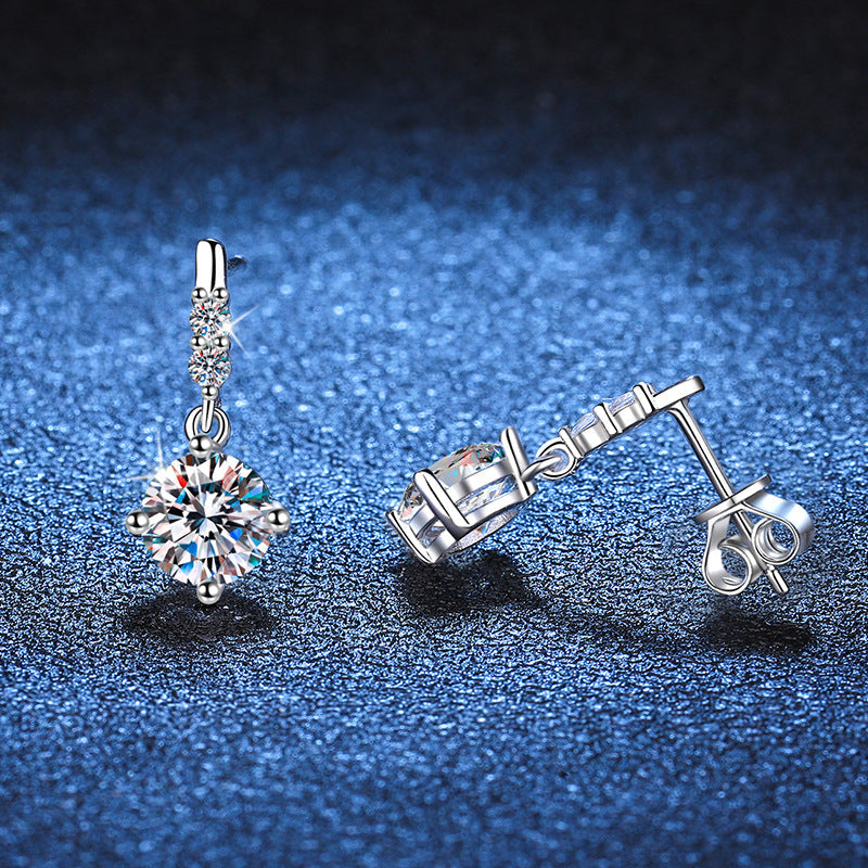 [Saipan]DYNAMIC TASSEL MOISSANITE DROP EARRINGS