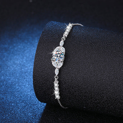 [Saipan]BLOOMING STAR-FLOWER MOISSANITE BRACELET