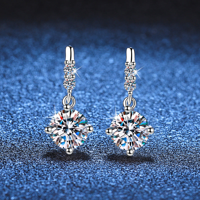 [Saipan]DYNAMIC TASSEL MOISSANITE DROP EARRINGS