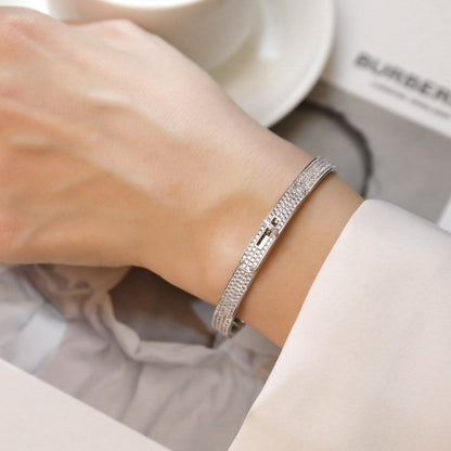 [Saipan]KELLY BRACELET DIAMOND PAVED