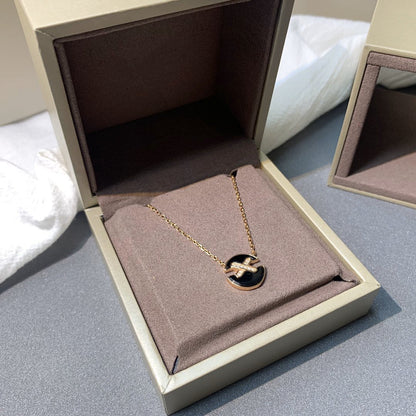[Saipan]JEUX DE ROSE GOLD DIAMOND NECKLACE