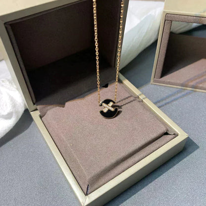 [Saipan]JEUX DE ROSE GOLD DIAMOND NECKLACE