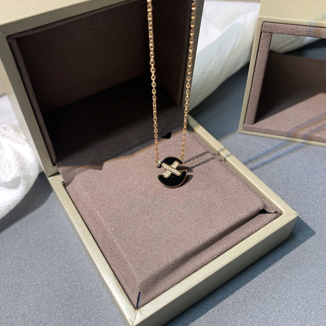 [Saipan]JEUX DE ROSE GOLD DIAMOND NECKLACE