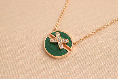 [Saipan]JEUX DE ROSE GOLD DIAMOND NECKLACE