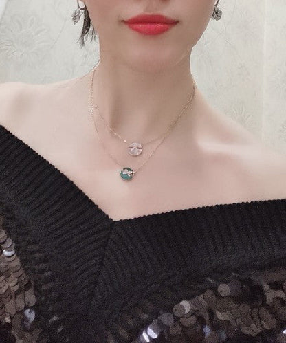 [Saipan]JEUX DE ROSE GOLD DIAMOND NECKLACE