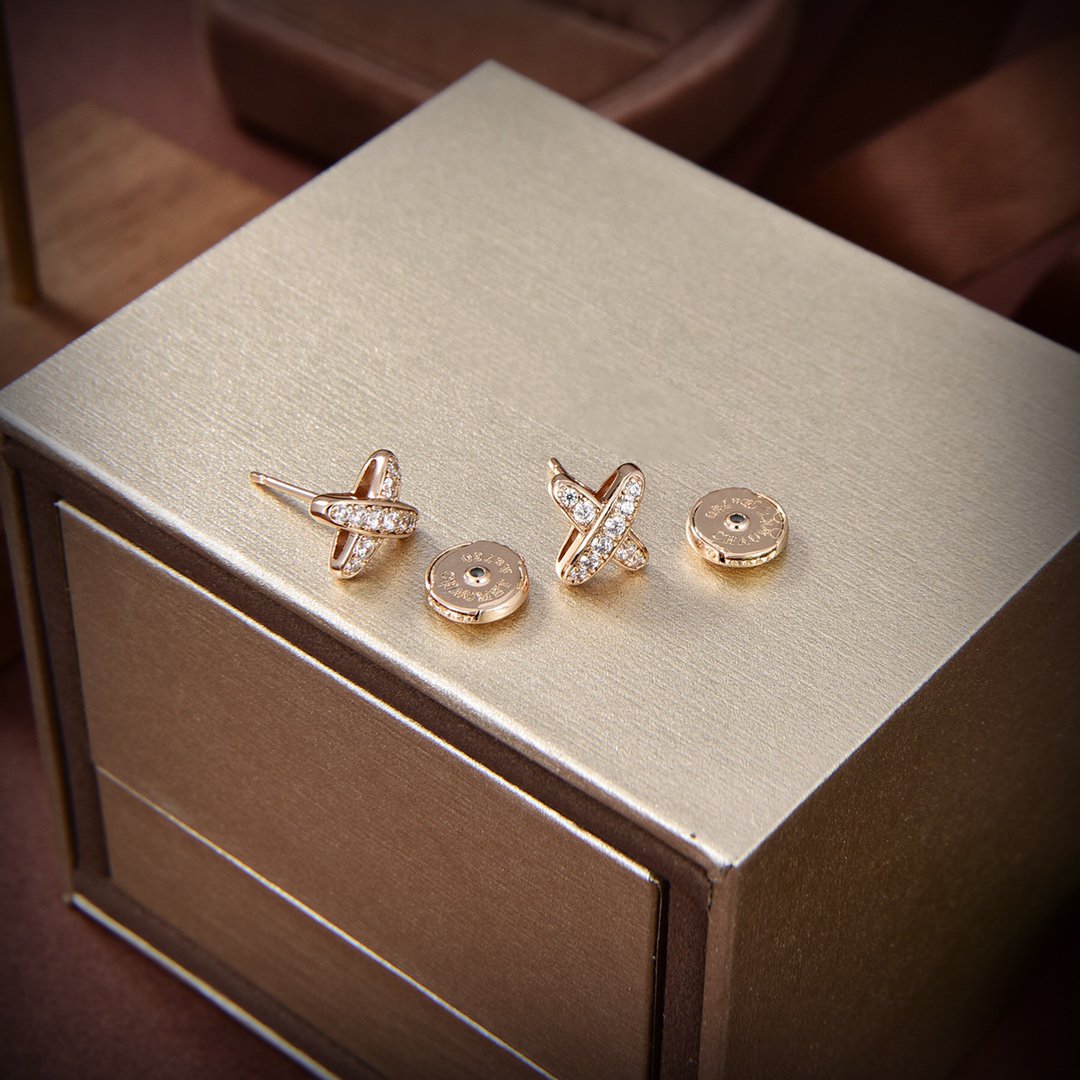[Saipan]JEUX DE GOLD DIAMOND EARRINGS