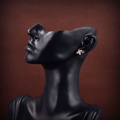[Saipan]JEUX DE GOLD DIAMOND EARRINGS