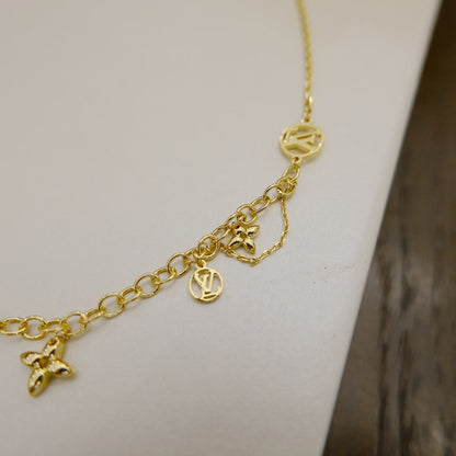 [Saipan]BLOOMING SUPPLE NECKLACE BRASS