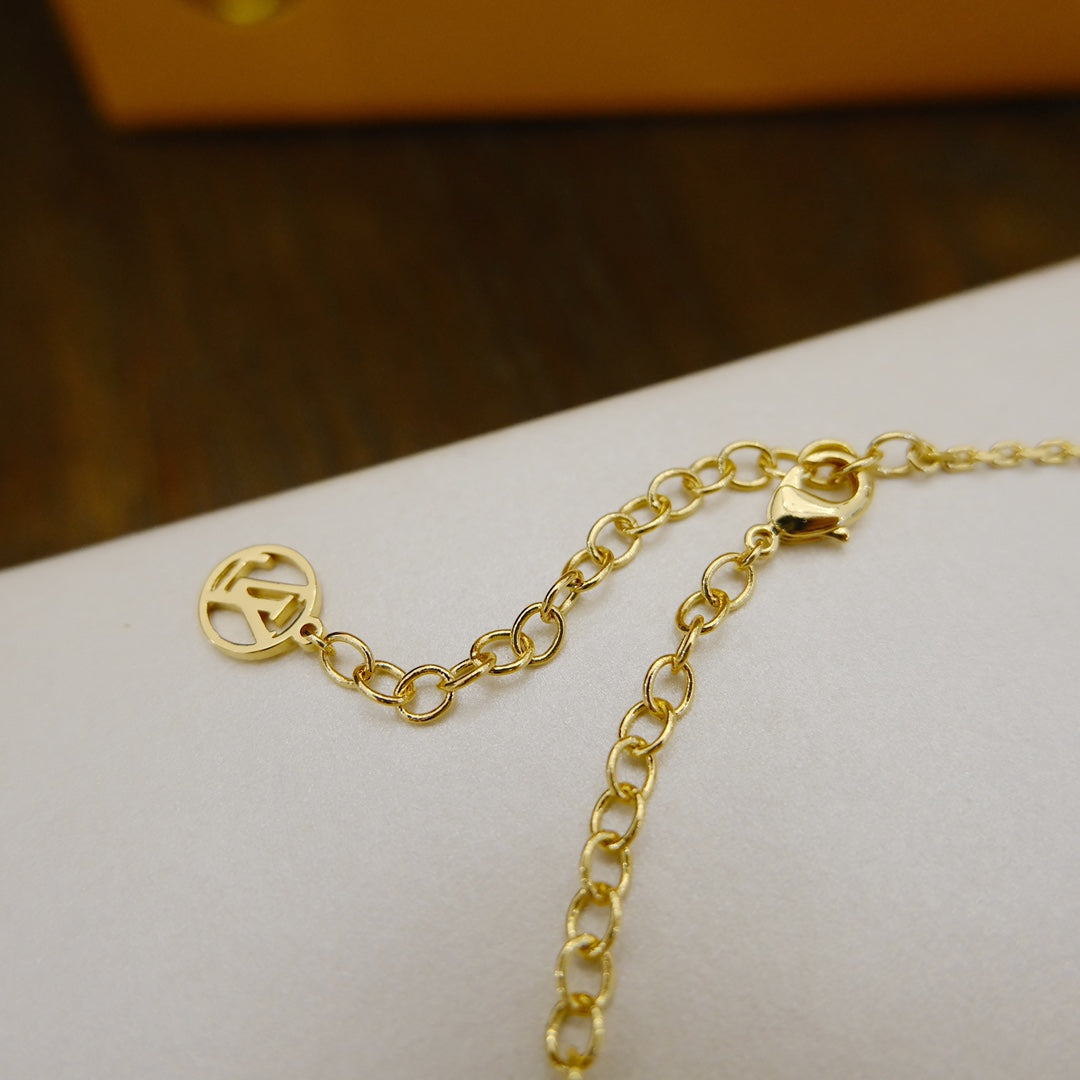 [Saipan]BLOOMING SUPPLE NECKLACE BRASS