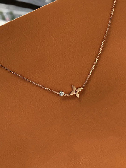 [Saipan]BLOSSOM PENDANT ROSE GOLD AND DIAMOND