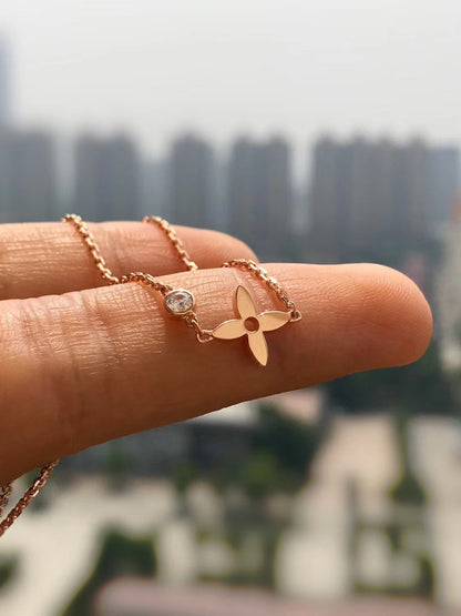 [Saipan]BLOSSOM PENDANT ROSE GOLD AND DIAMOND