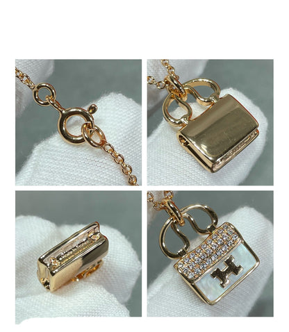 [Saipan]H CIRCE MOISSANITE PENDANT NECKLACE GOLD