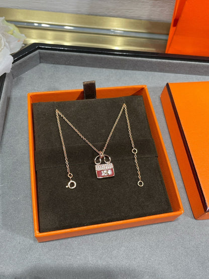 [Saipan]H CIRCE MOISSANITE PENDANT NECKLACE GOLD