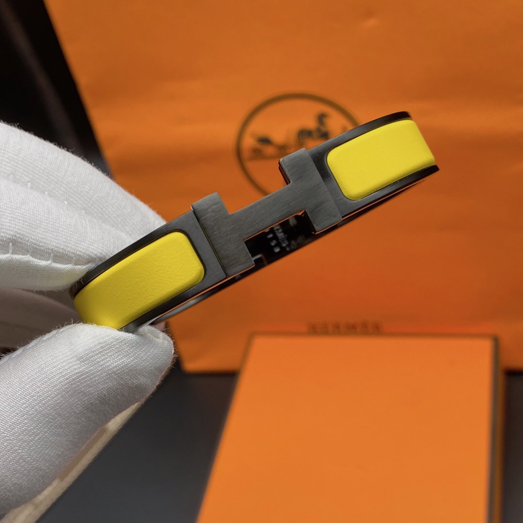 [Saipan]CLIC HM SO BLACK YELLOW BRACELET