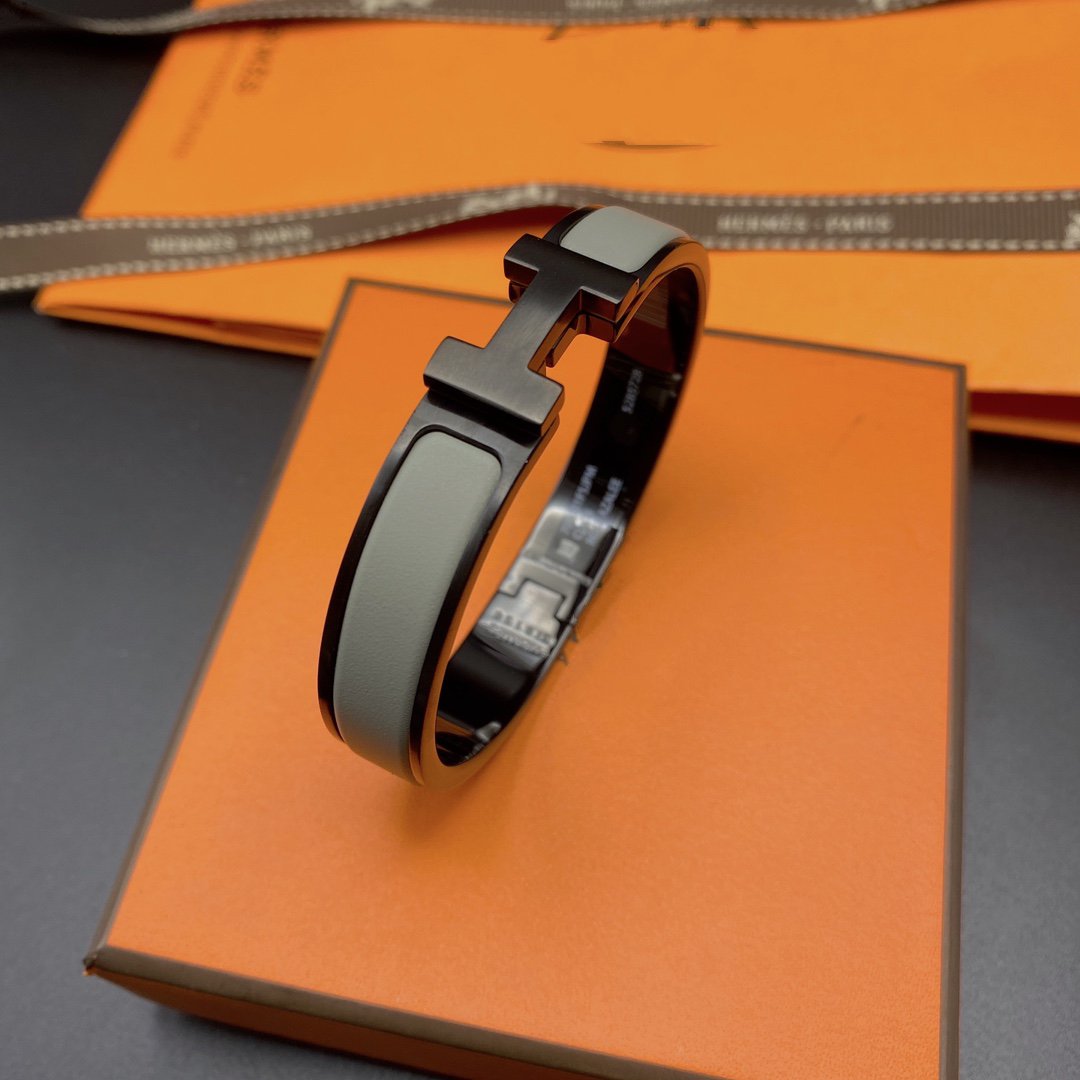 [Saipan]CLIC HM SO BLACK GREY BRACELET
