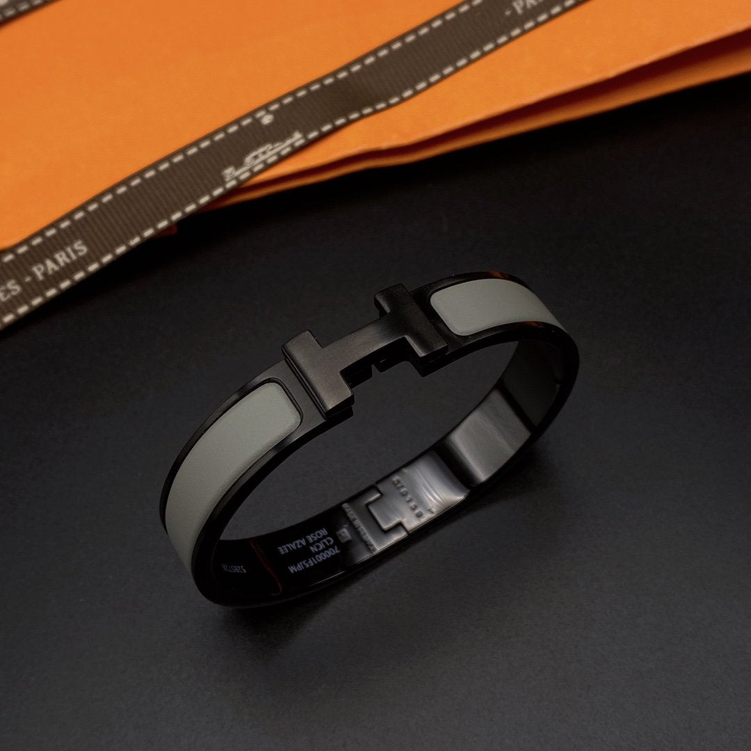 [Saipan]CLIC HM SO BLACK GREY BRACELET