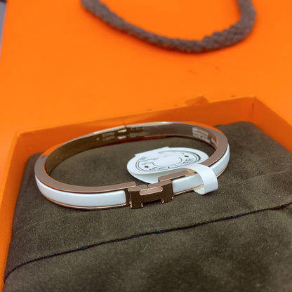 [Saipan]CLASSIC HM CLIC WHITE 8MM ENAMEL BRACELET
