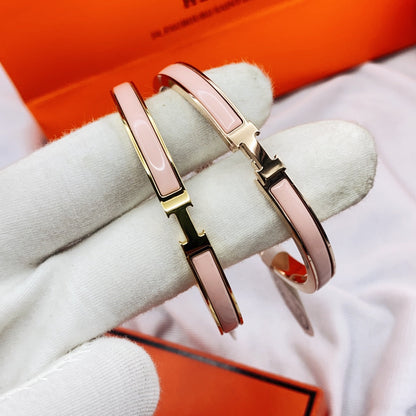 [Saipan]CLASSIC HM CLIC  PINK 8MM ENAMEL BRACELET