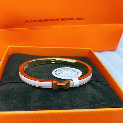 [Saipan]CLASSIC HM CLIC  PINK 8MM ENAMEL BRACELET