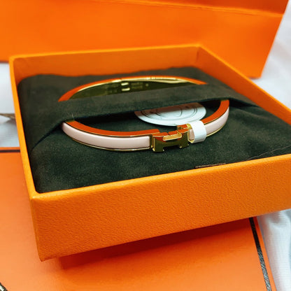 [Saipan]CLASSIC HM CLIC  PINK 8MM ENAMEL BRACELET