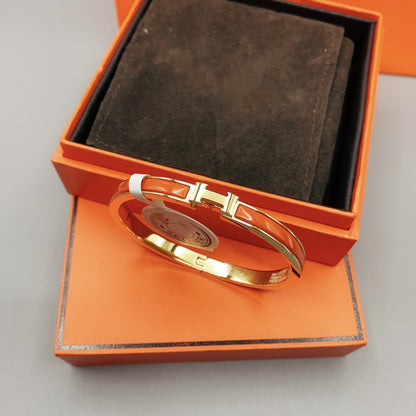 [Saipan]CLASSIC HM CLIC RED 8MM ENAMEL BRACELET