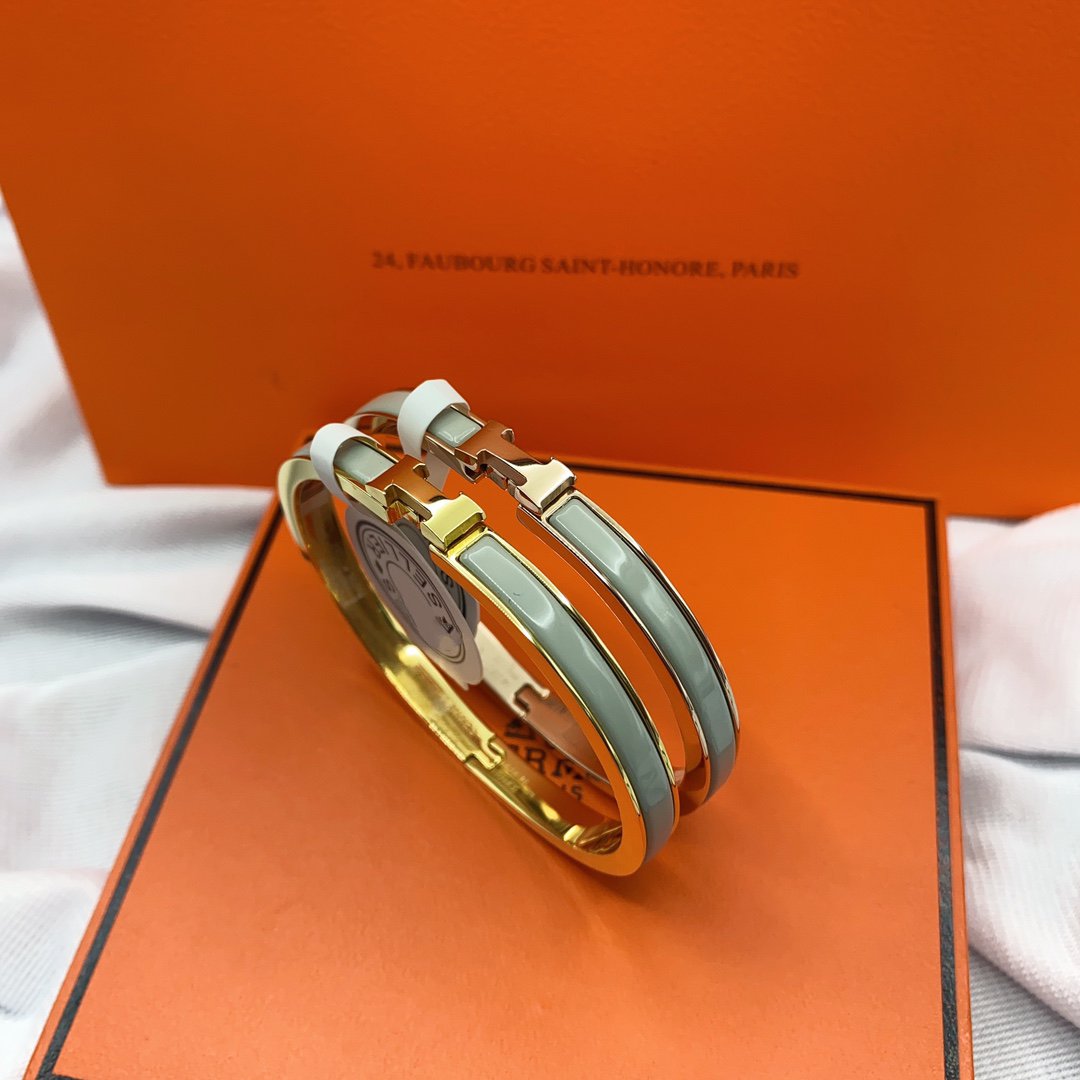[Saipan]CLASSIC HM CLIC GREEN 8MM ENAMEL BRACELET